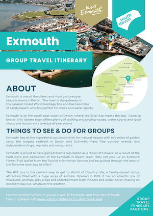 Exmouth Group Travel Itinerary